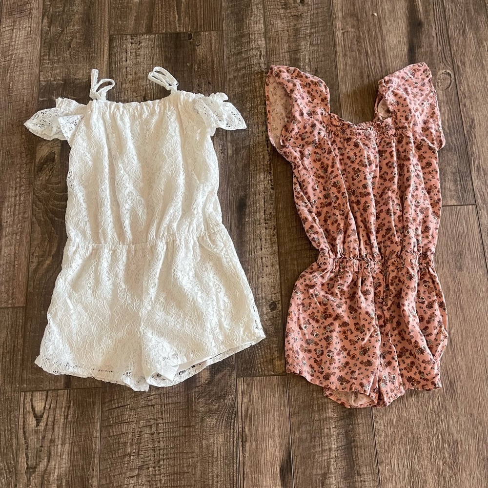 Girls size 6 romper bundle 👱🏻‍♀️👧🏻